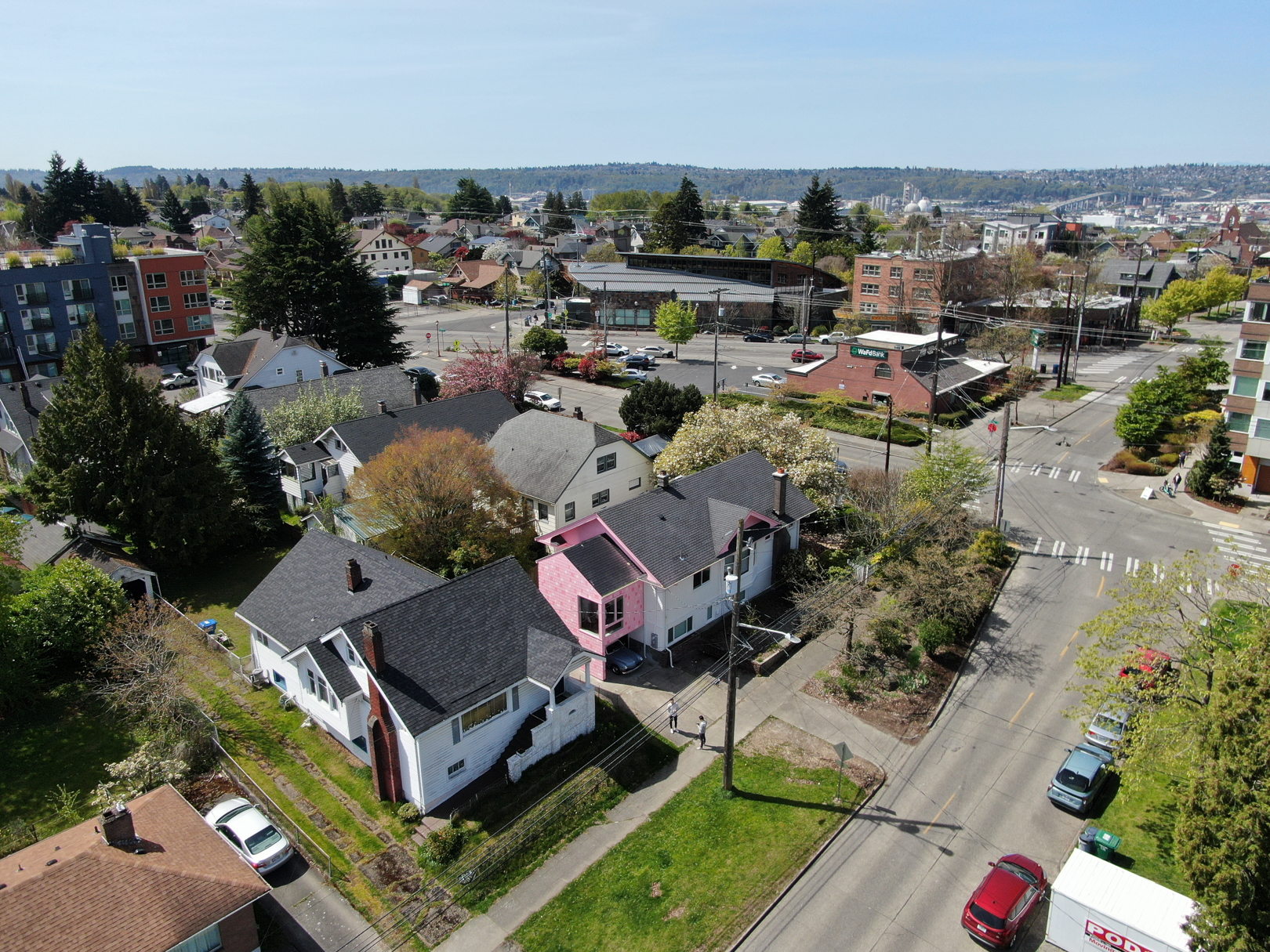 Exterior Aerial Pretty in Pink